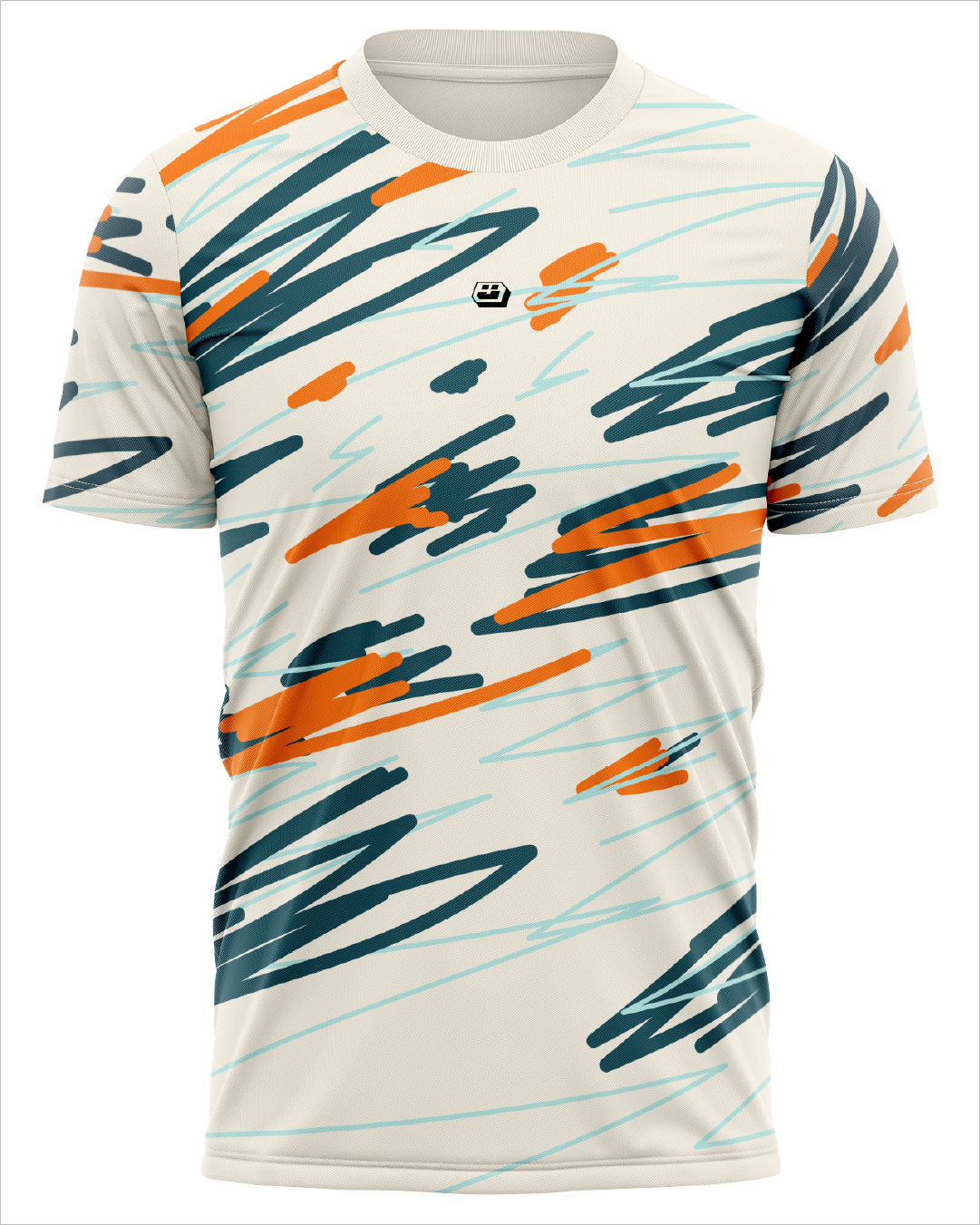 Jersey Graffiti Beige - Hombre