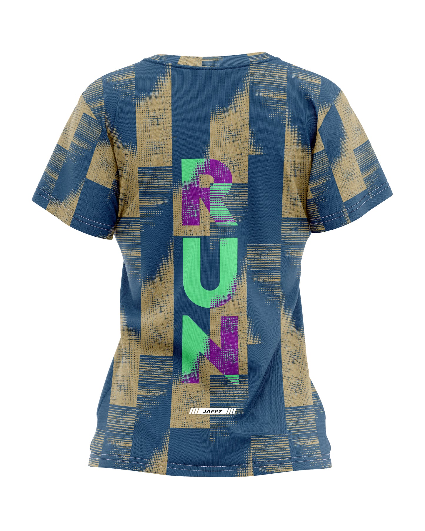 CAMISETA RUNNING MUJER | AZUL