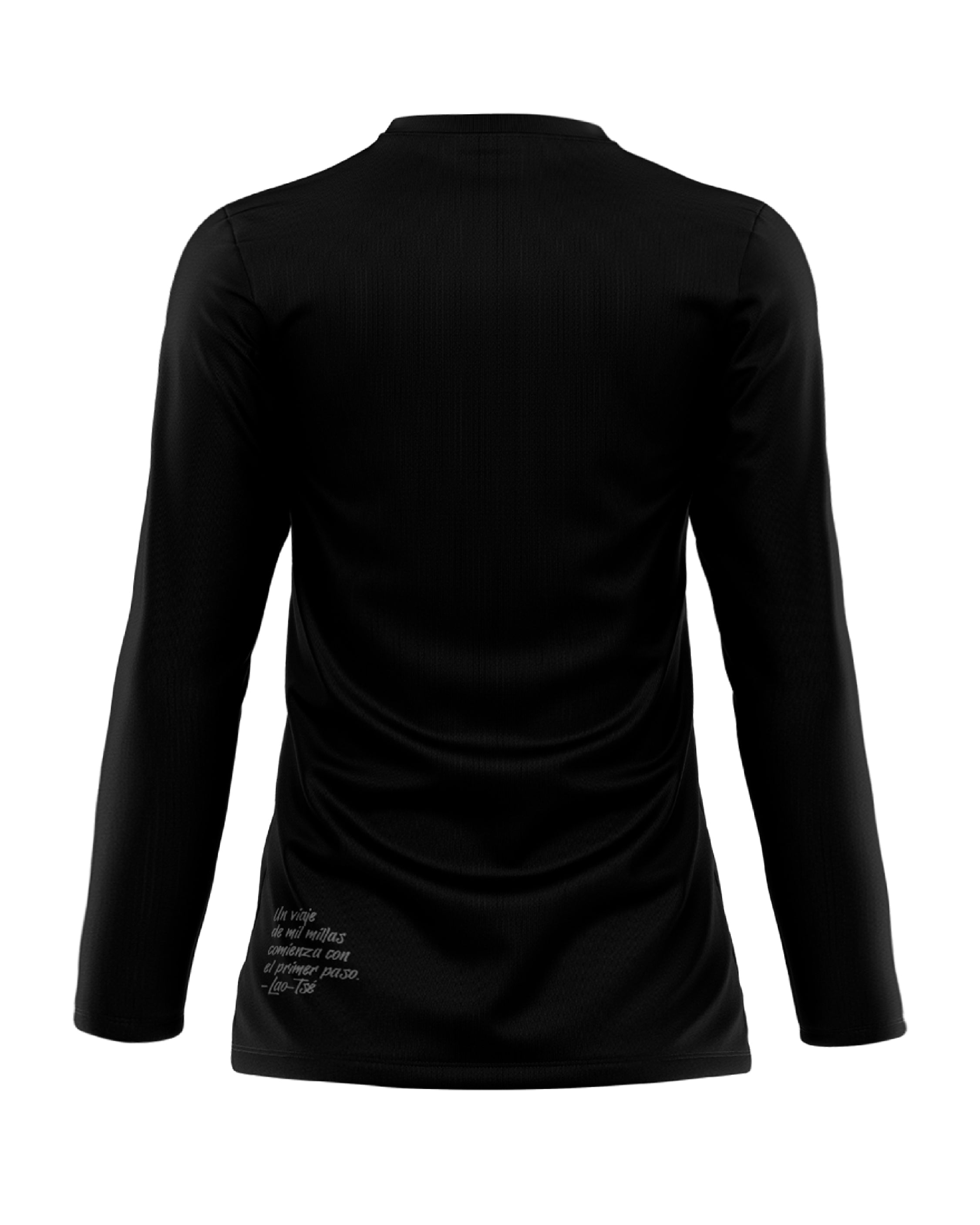Jersey Plain Black - Mujer