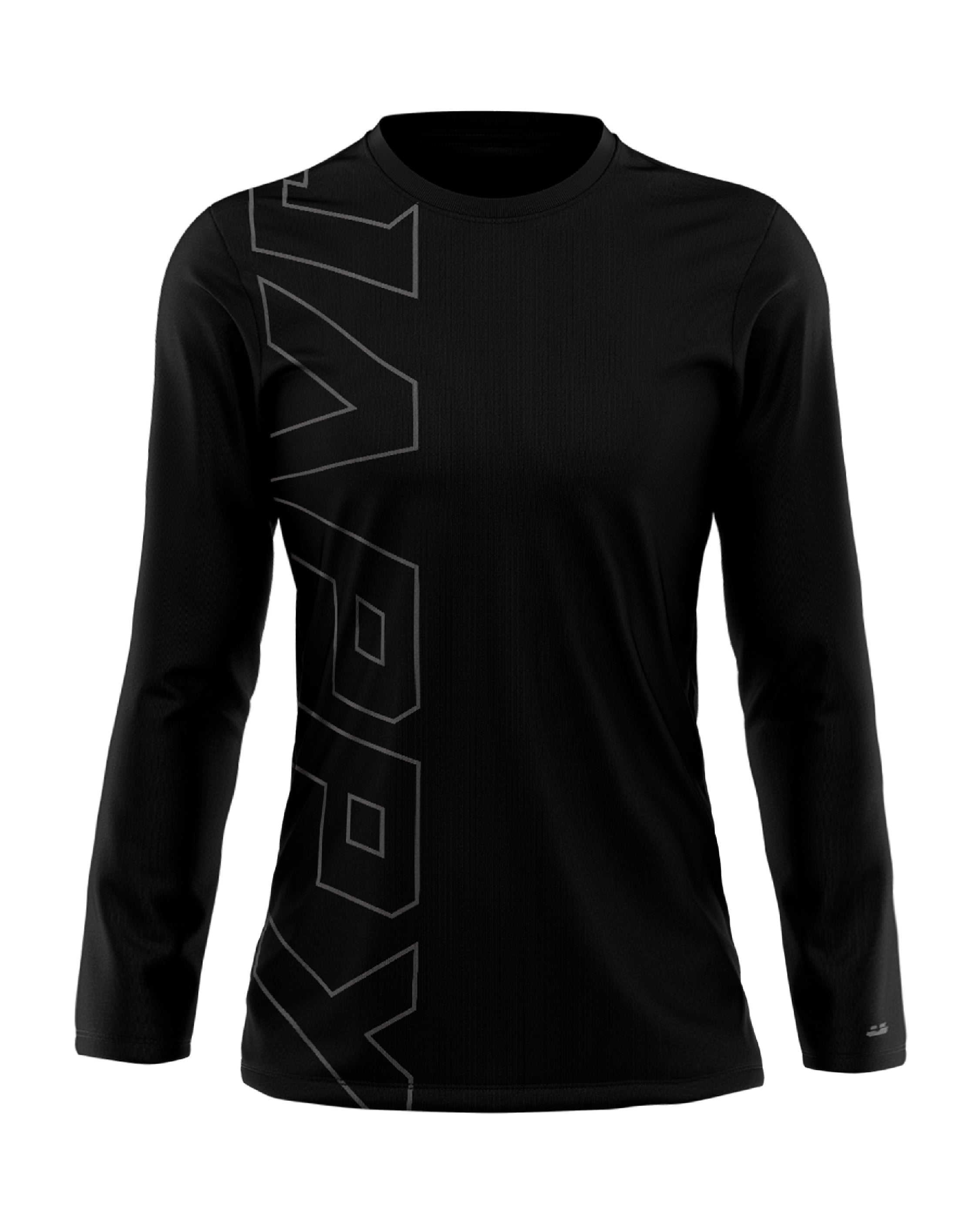 Jersey Plain Black - Mujer