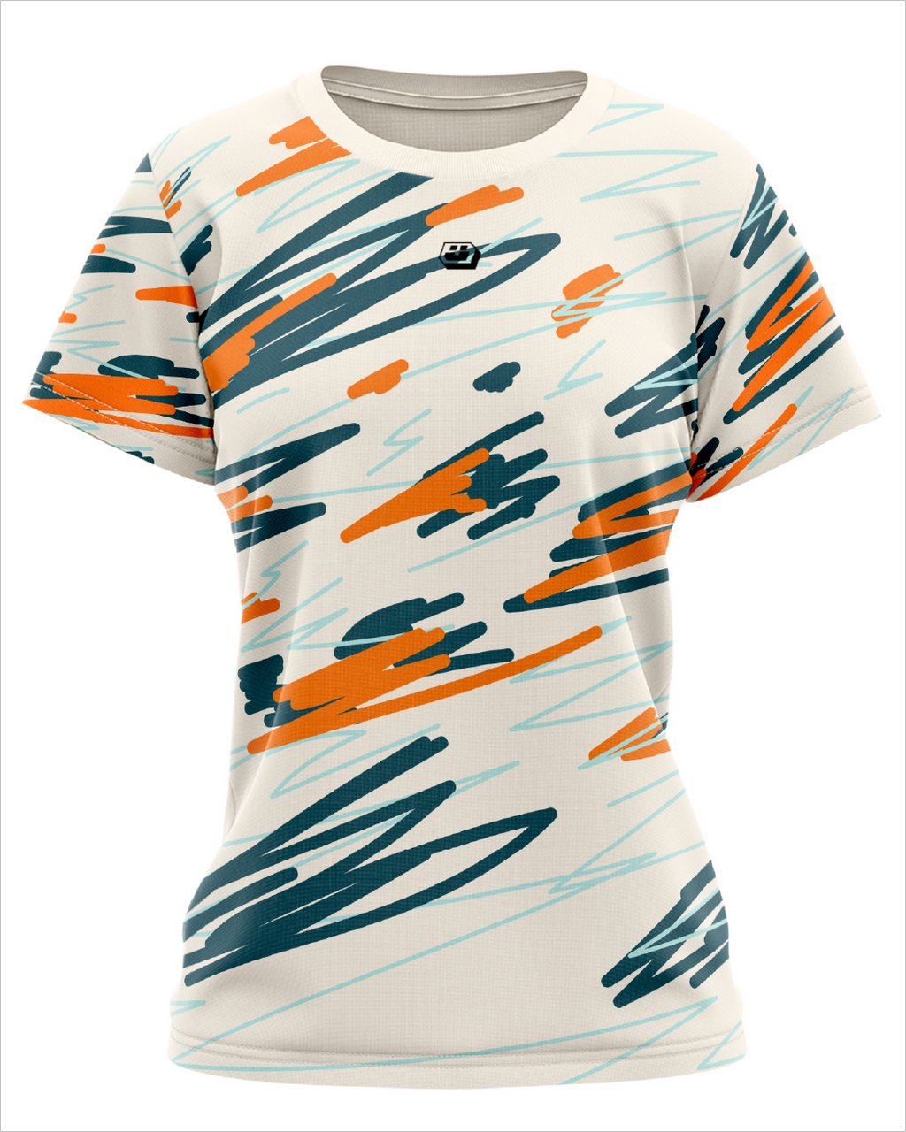 Jersey Graffiti Beige - Mujer