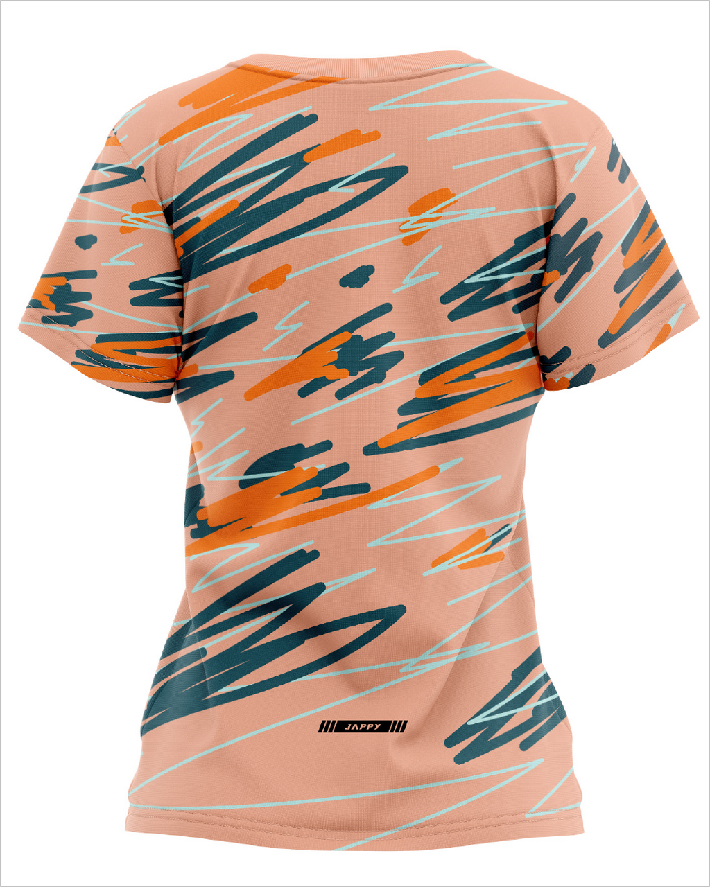 Jersey Graffiti Coral - Mujer