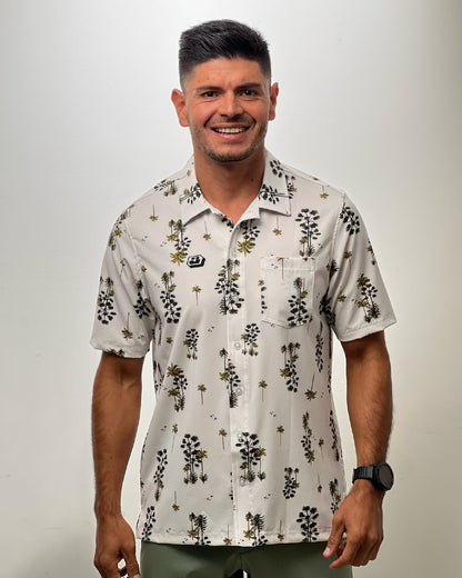 CAMISA PALMS GRIS CLARO | HOMBRE