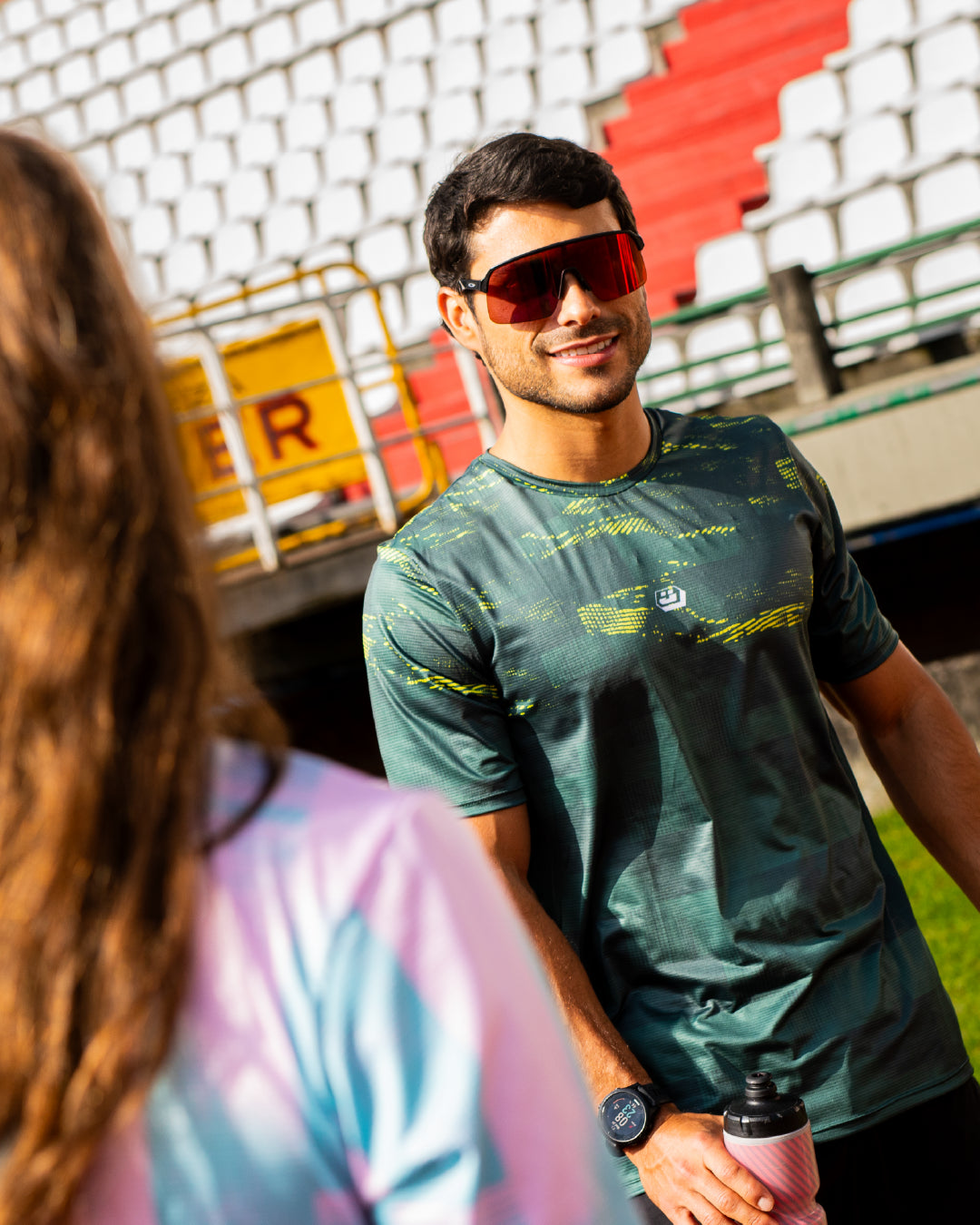 Jersey Running Ultimate Verde - Hombre