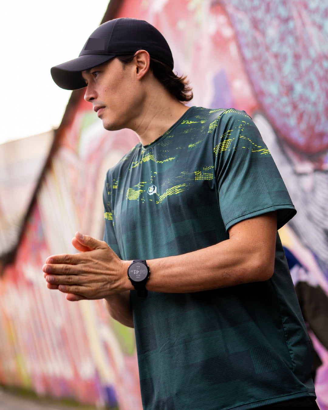 Jersey Running Ultimate Verde - Hombre