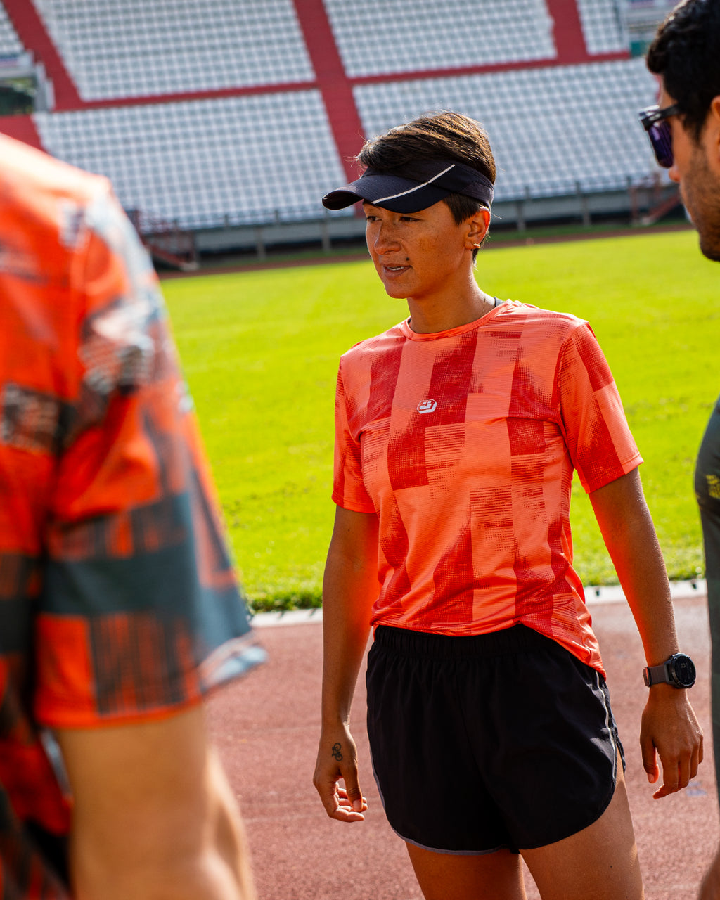 Jersey Running Ultimate Salmón - Mujer