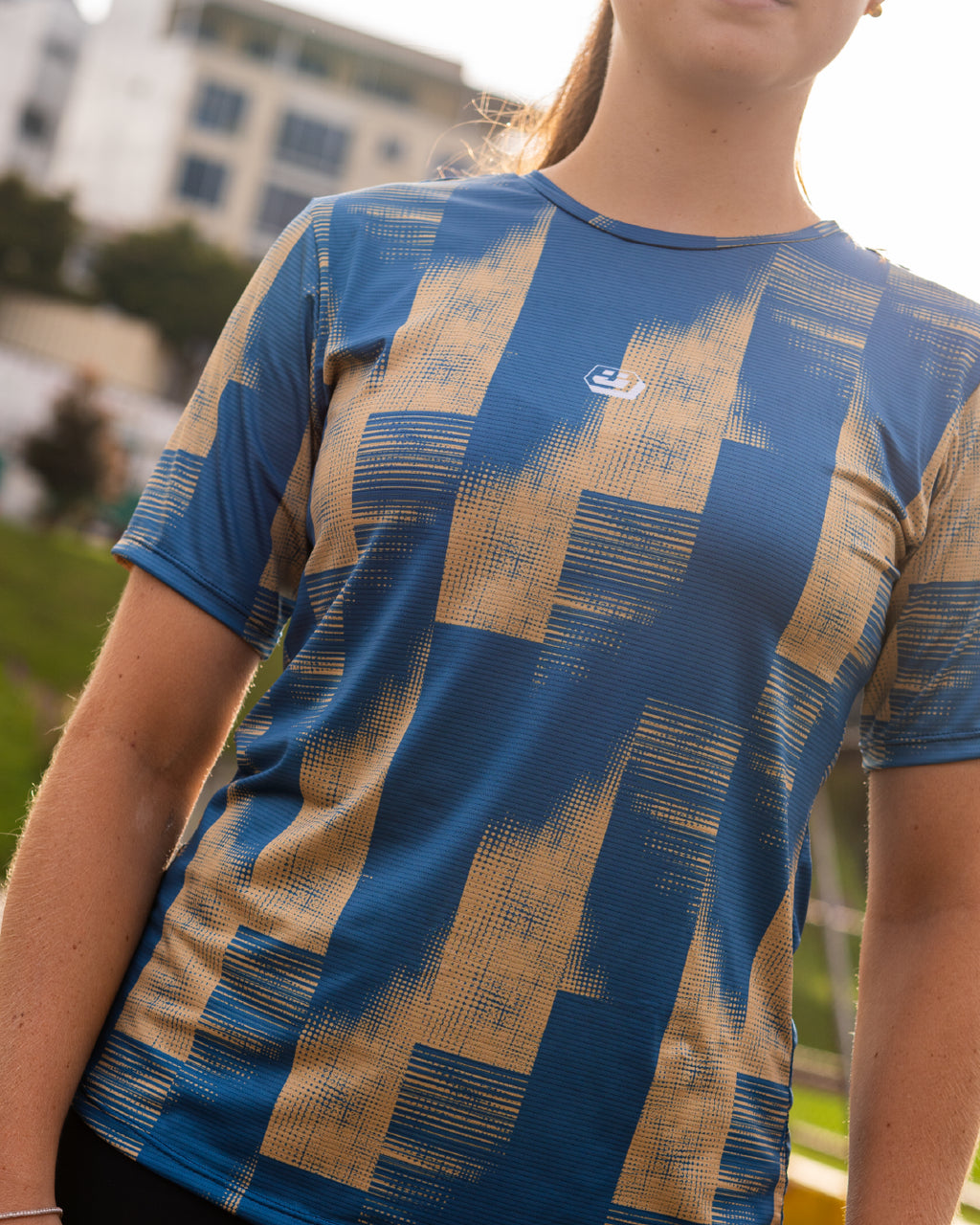 Jersey Running Ultimate Azul - Mujer
