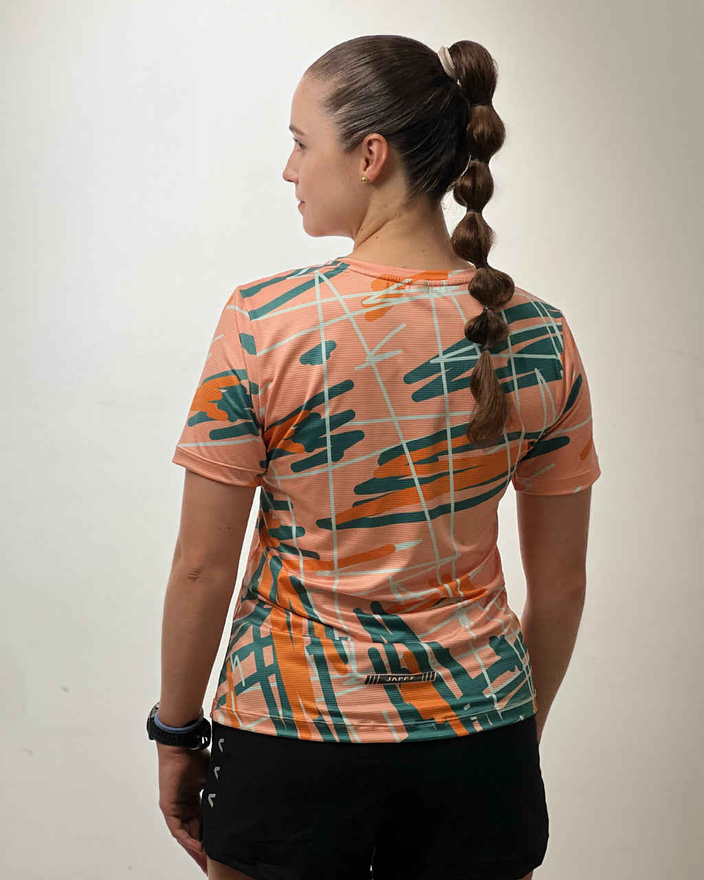 Jersey Graffiti Coral - Mujer