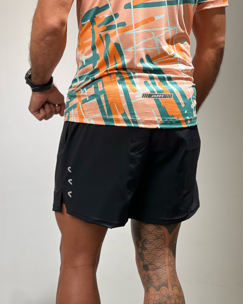 Pantaloneta Momentum Negra - Hombre