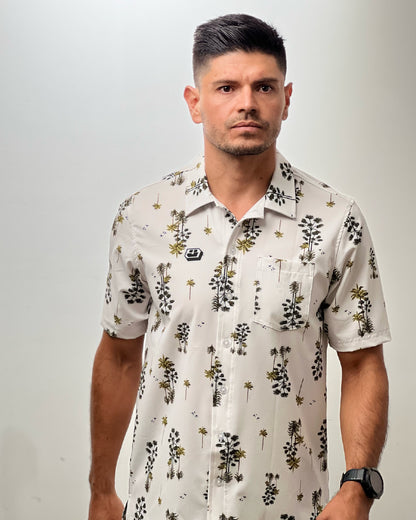 CAMISA PALMS GRIS CLARO | HOMBRE