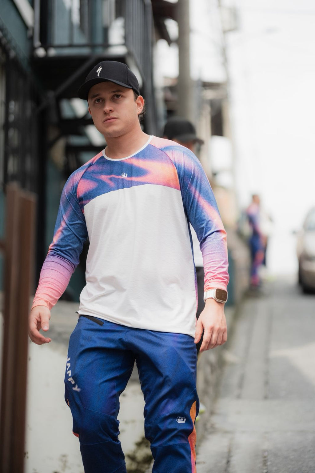 Jersey Manga RANGLAN Electric Blue -  Hombre