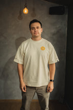 CAMISETA ALGODÓN BEIGE