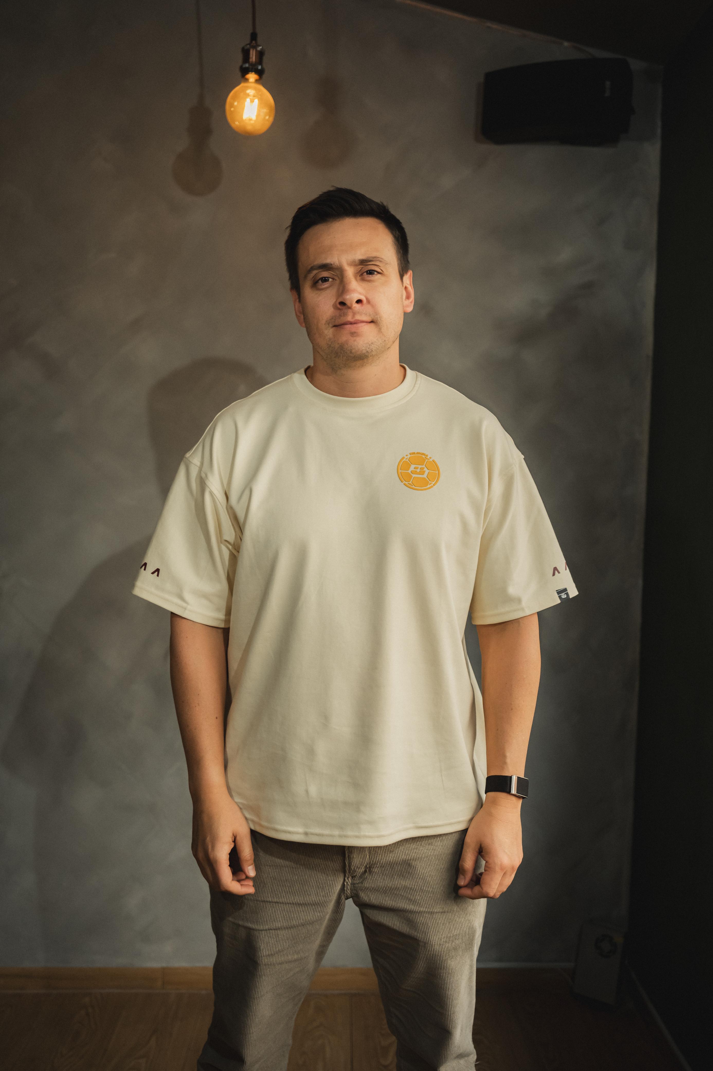 CAMISETA ALGODÓN BEIGE