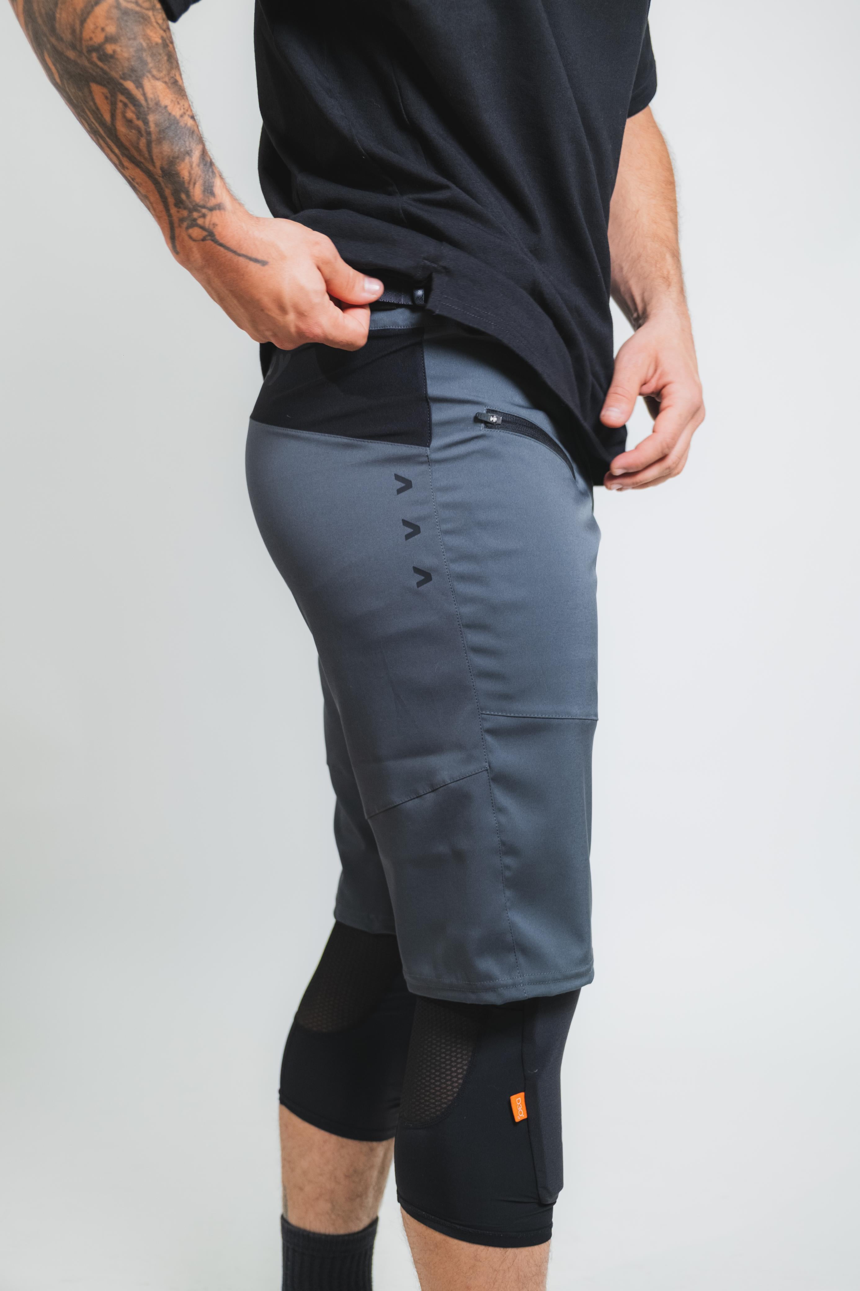 ORÍGENES - Short gris oscuro - Hombre