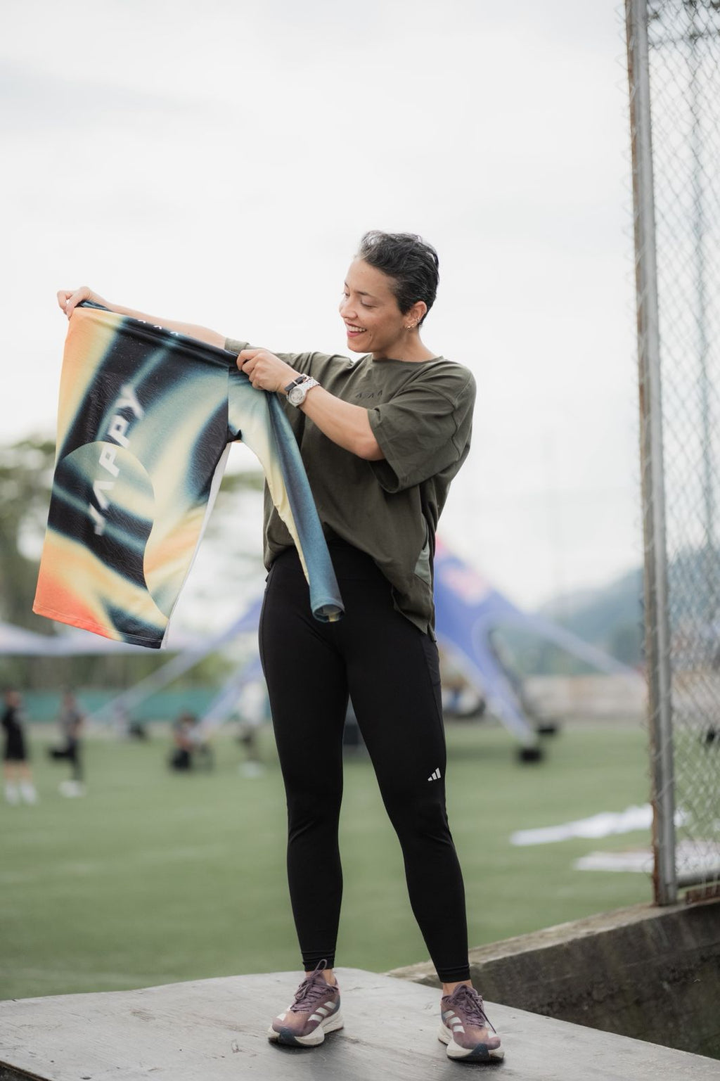 Jersey Manga RANGLAN Emerald -  Mujer