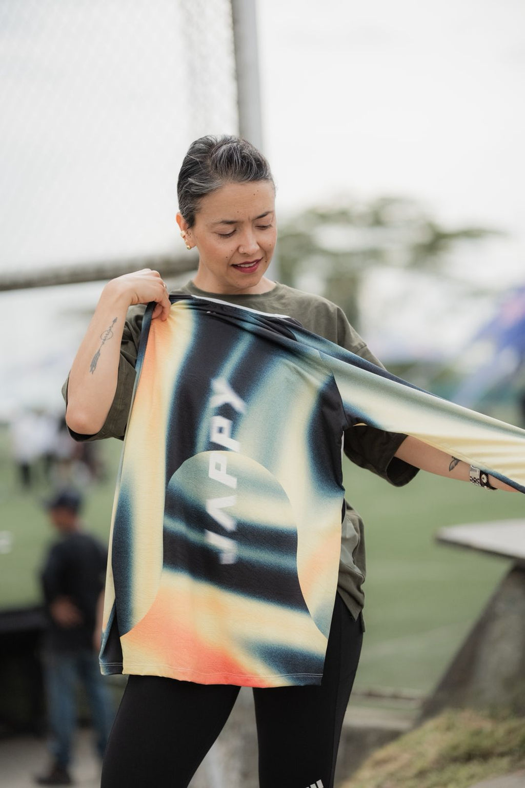 Jersey Manga RANGLAN Emerald -  Mujer