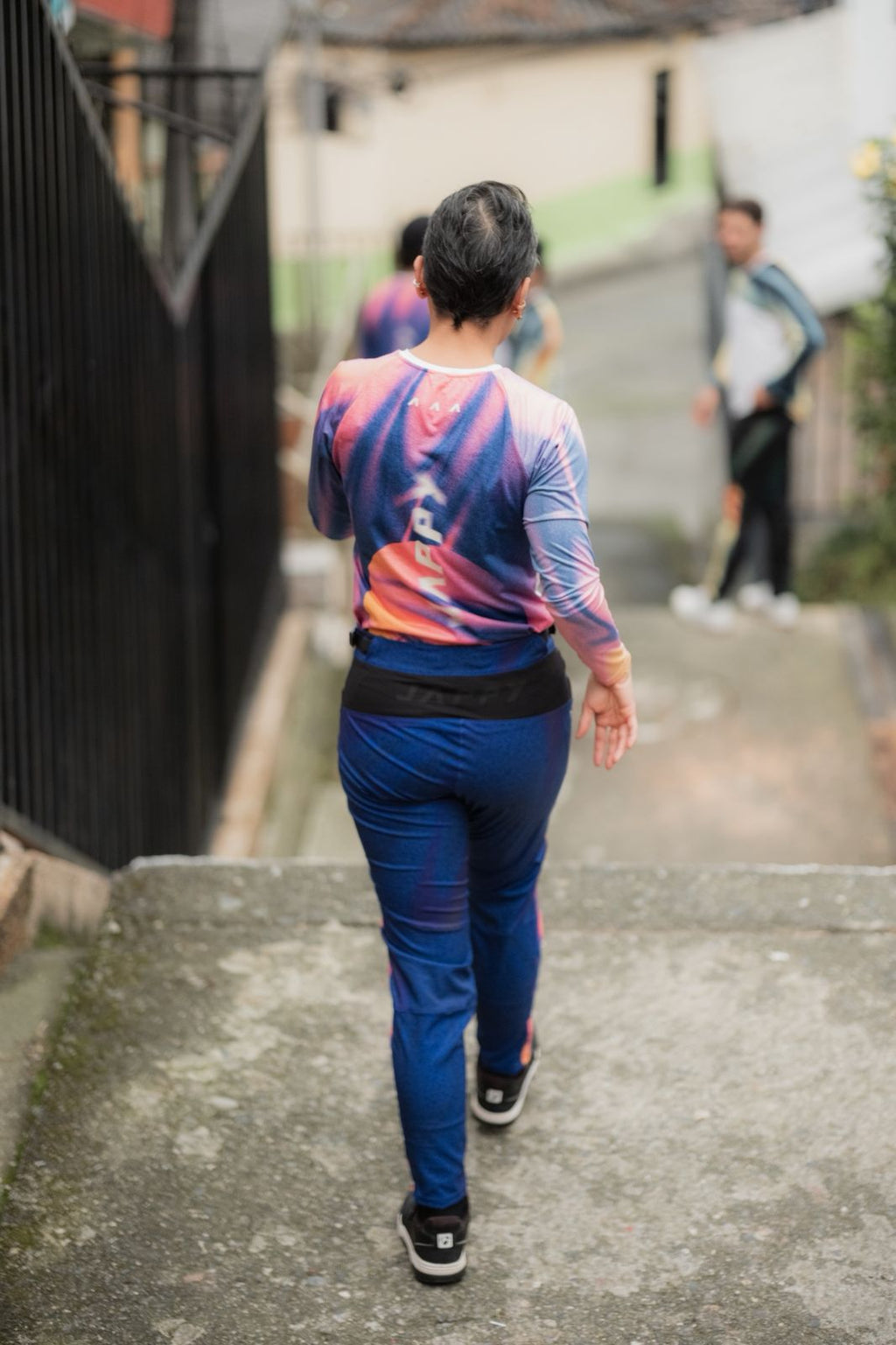 Jersey Manga RANGLAN Electric Blue -  Mujer