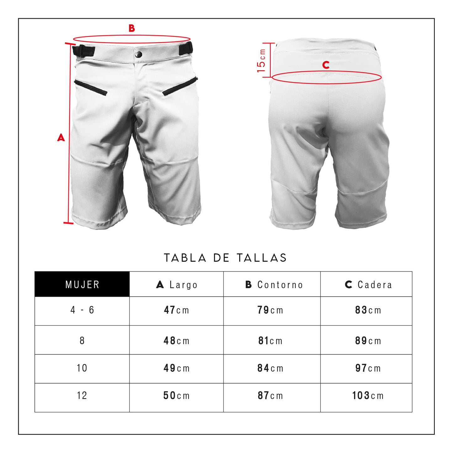 Pantaloneta MTB Petróleo - Mujer