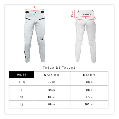 Pantalón MTB Blanco - Mujer